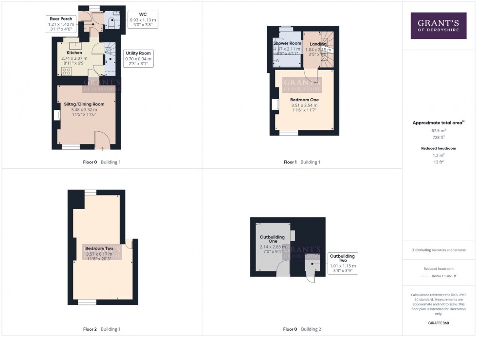 Floorplan for The Hill, Cromford, DE4
