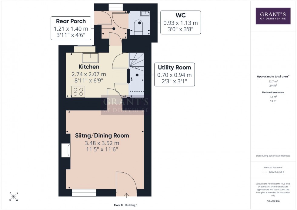 Floorplan for The Hill, Cromford, DE4