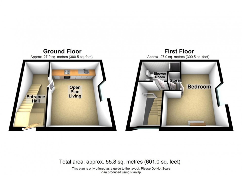 Floorplan for St. John Street, Wirksworth, DE4