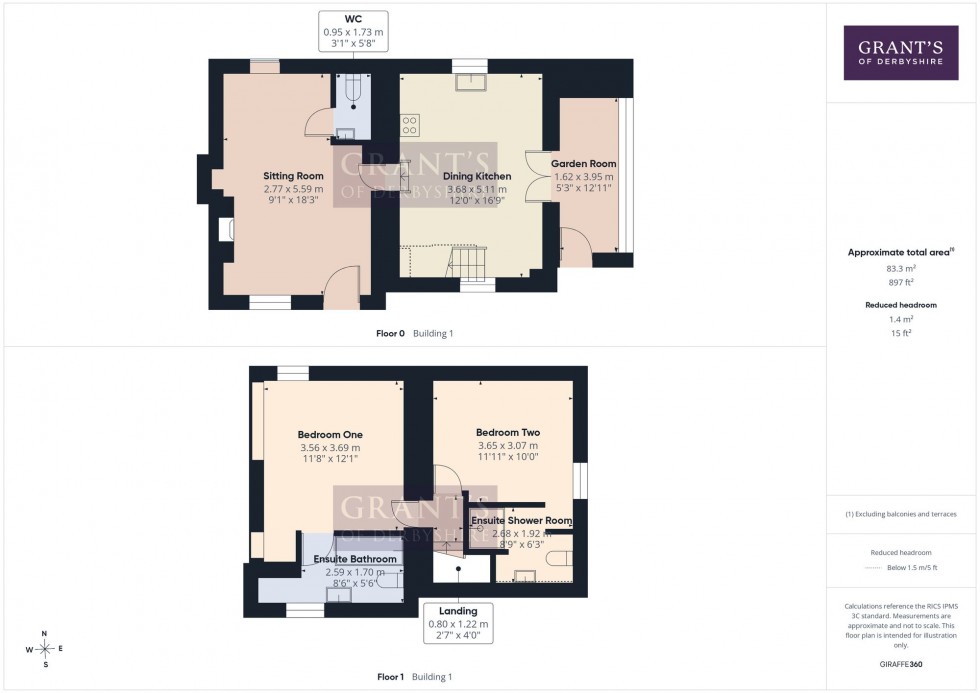 Floorplan for Bedehouse Lane, Cromford, DE4