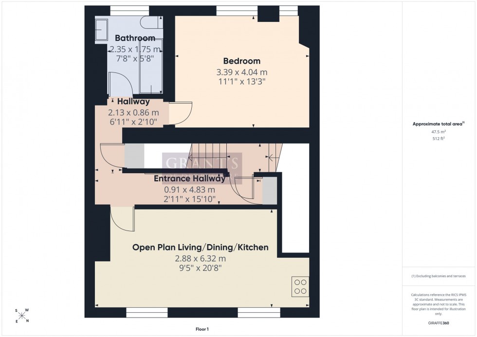Floorplan for Smedley Street East, & 92 Bank Road, DE4