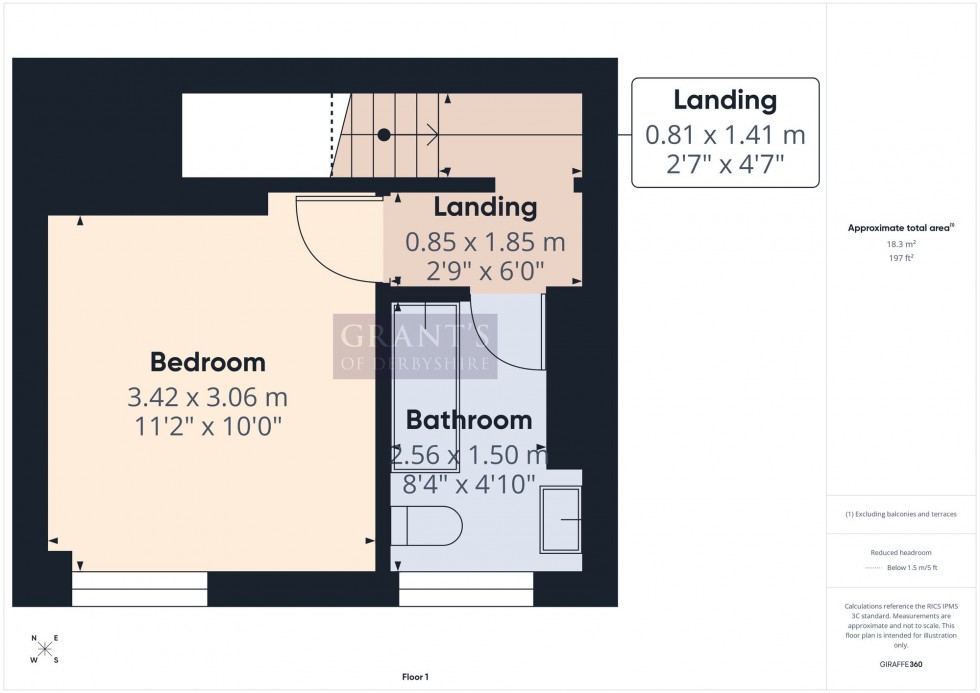 Floorplan for Smedley Street East, & 92 Bank Road, DE4