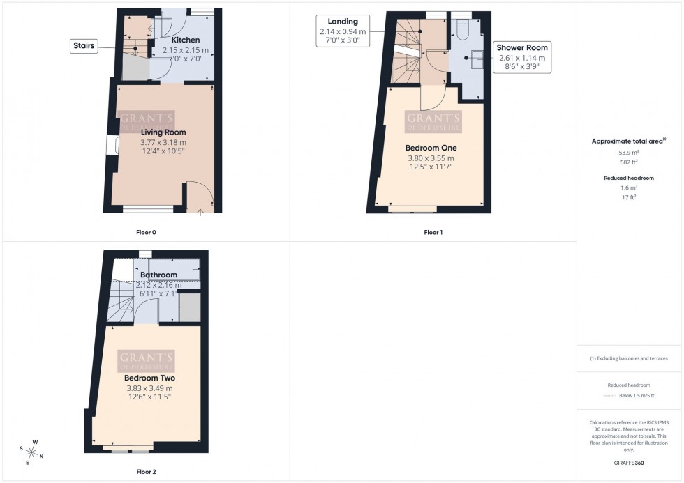 Floorplan for North End, Wirksworth, DE4