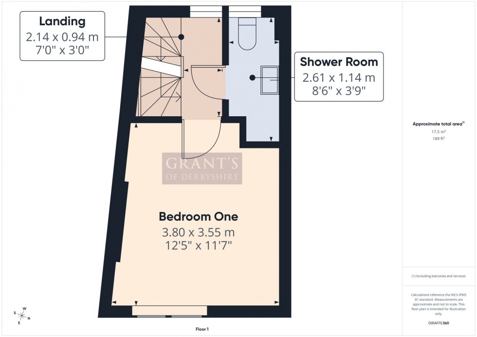 Floorplan for North End, Wirksworth, DE4