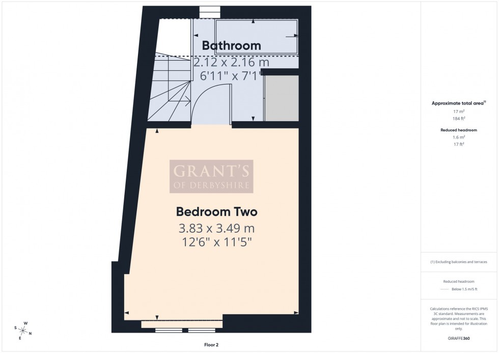 Floorplan for North End, Wirksworth, DE4