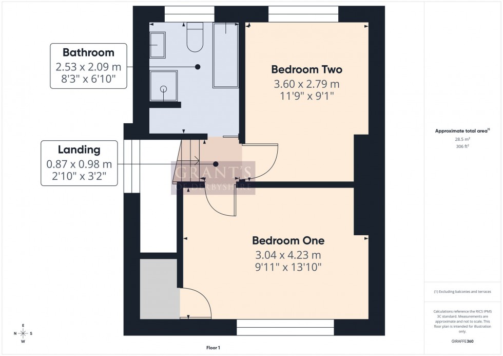 Floorplan for The Common, Crich, DE4