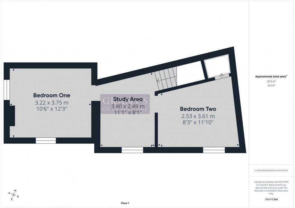Floorplan for West End, Wirksworth, DE4