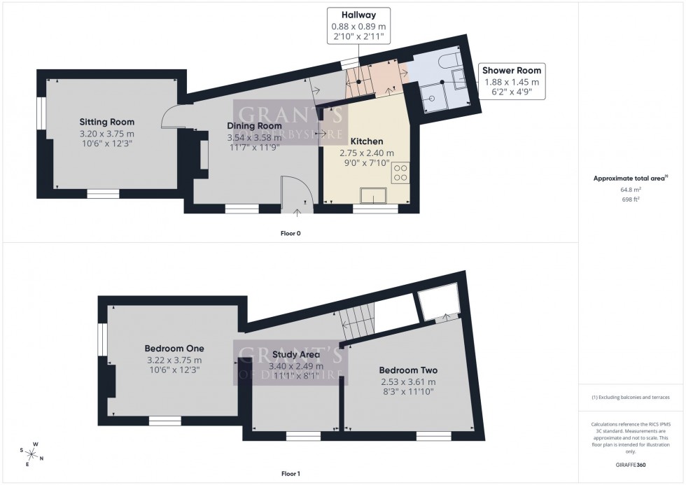 Floorplan for West End, Wirksworth, DE4