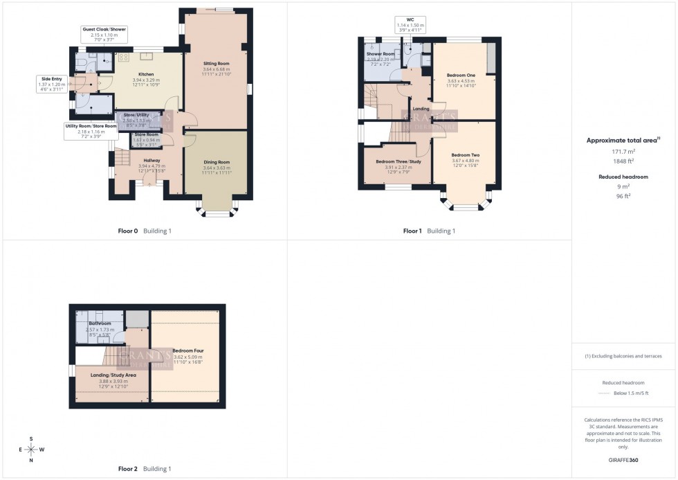 Floorplan for Summer Lane, Wirksworth, DE4