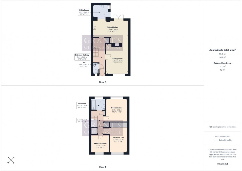 Floorplan for Main Street, Carsington, DE4