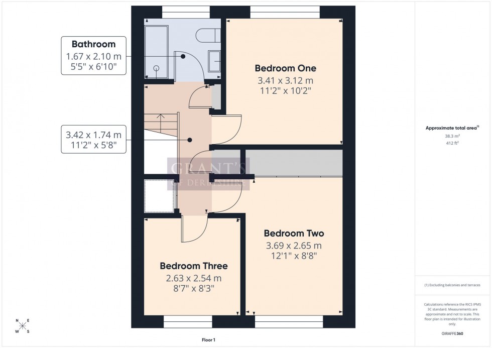 Floorplan for Main Street, Carsington, DE4