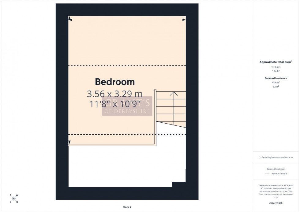 Floorplan for The Dale, Wirksworth, DE4