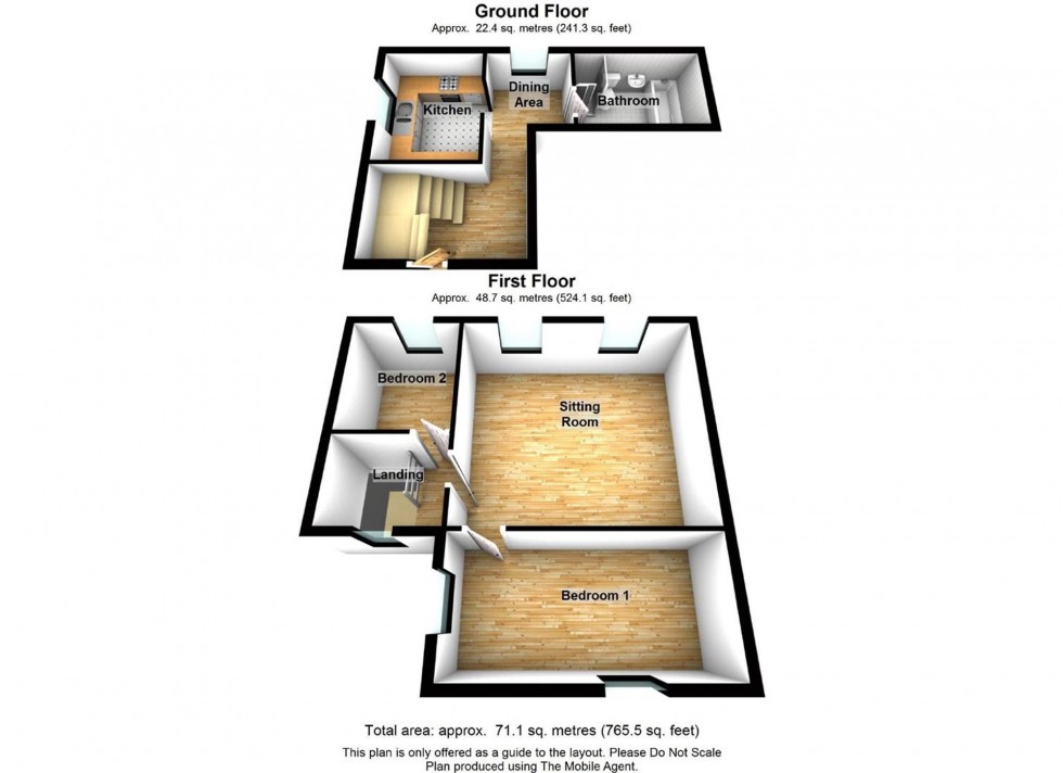 Floorplan for Blind Lane, Wirksworth, DE4