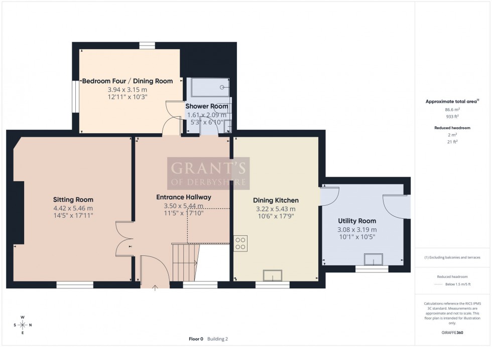 Floorplan for Greenhill, Wirksworth, DE4