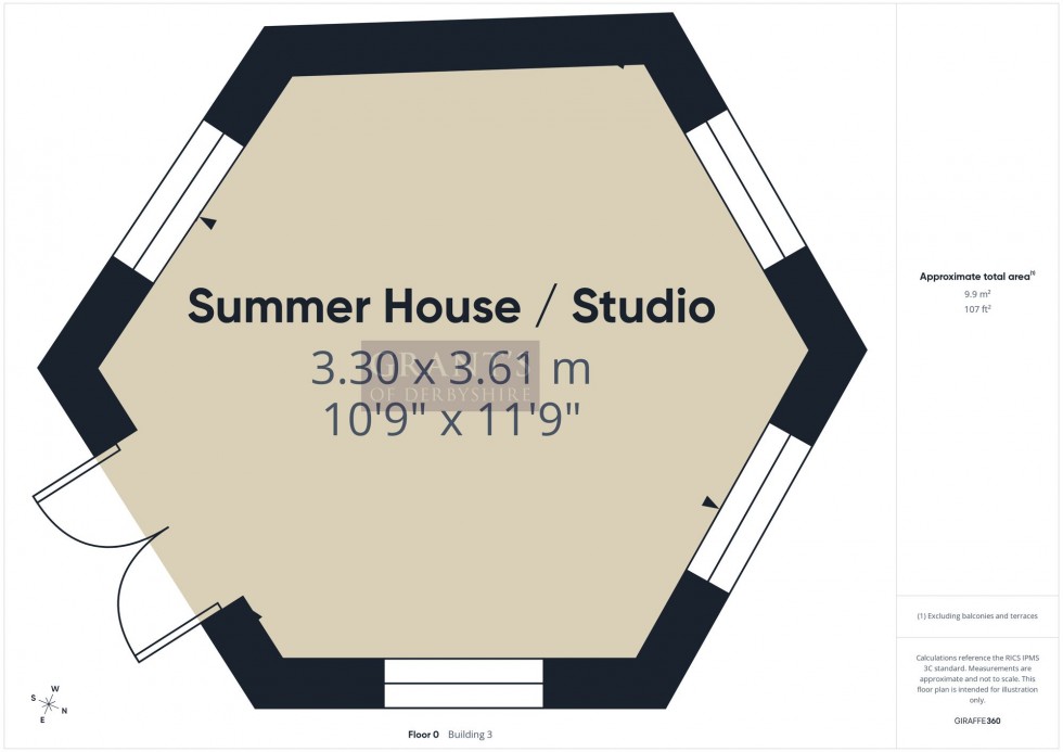 Floorplan for Greenhill, Wirksworth, DE4