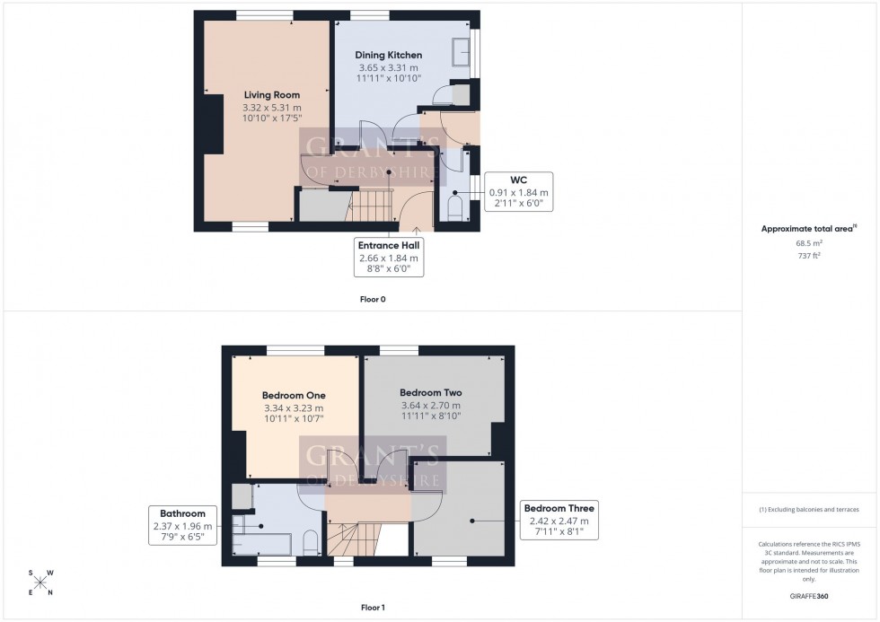 Floorplan for Gorsey Bank, Wirksworth, DE4