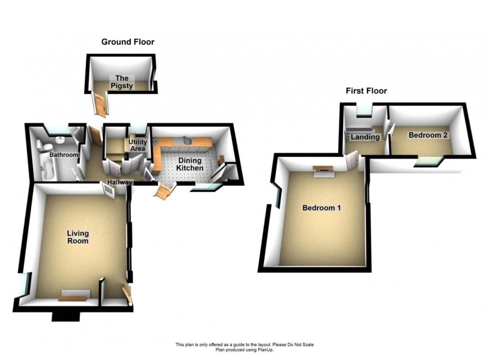 Floorplan for The Hill, Cromford, DE4
