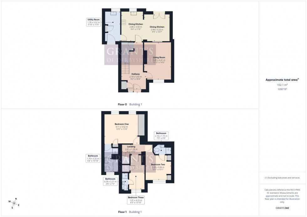 Floorplan for Chesterfield Road, Matlock, DE4