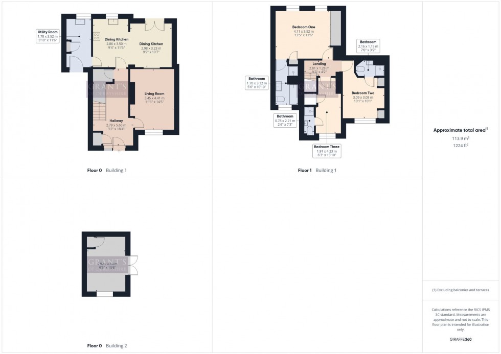 Floorplan for Chesterfield Road, Matlock, DE4