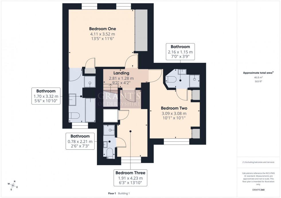 Floorplan for Chesterfield Road, Matlock, DE4