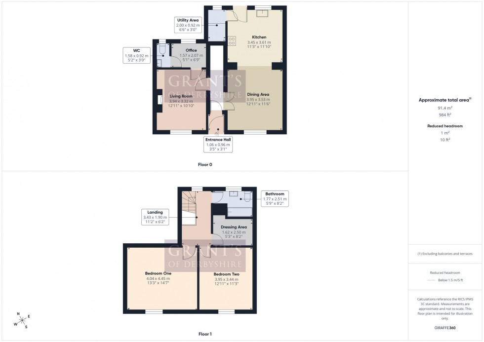 Floorplan for Smedley Street, Matlock, DE4