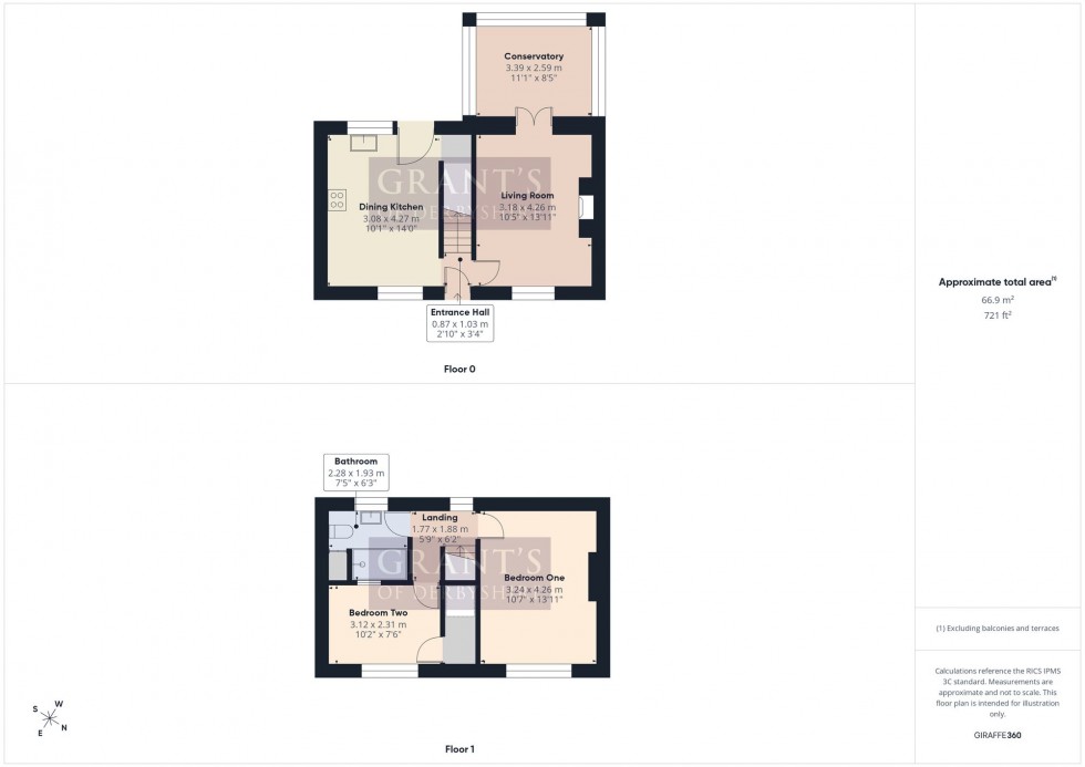 Floorplan for Starkholmes Road, Matlock, DE4