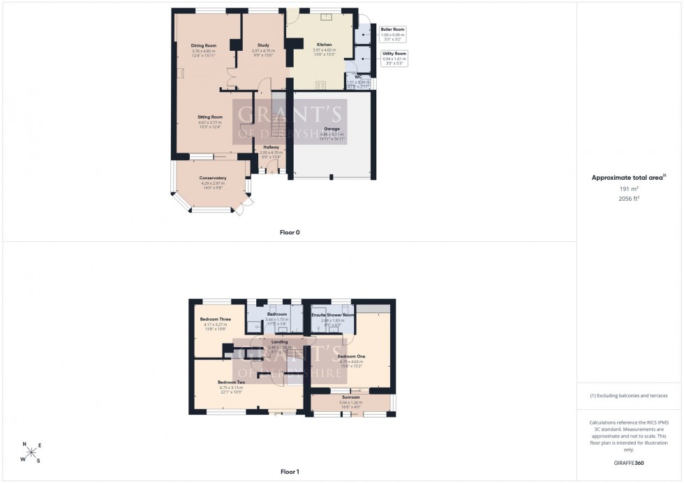 Floorplan for Parkhead, Matlock, DE4