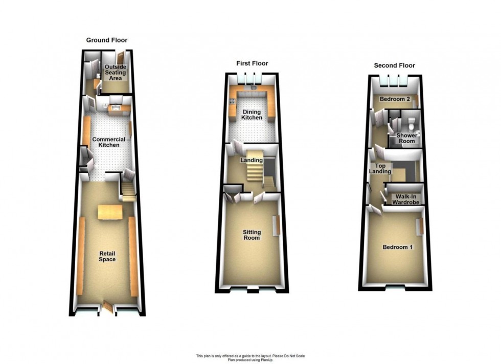 Floorplan for Market Place, Wirksworth, DE4