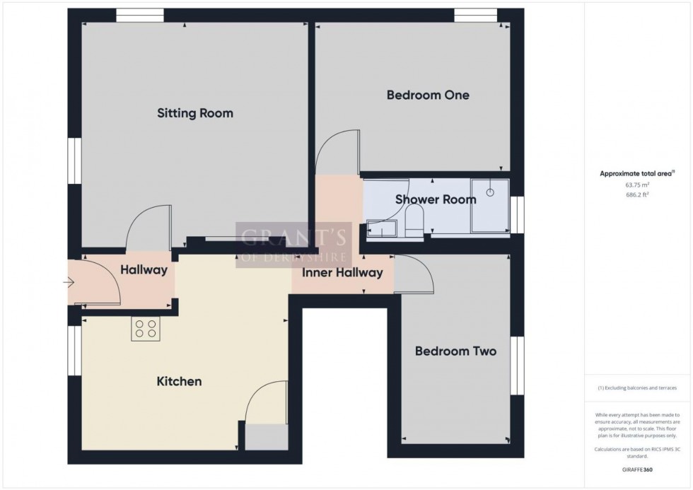 Floorplan for Chesterfield Road, Two Dales, DE4