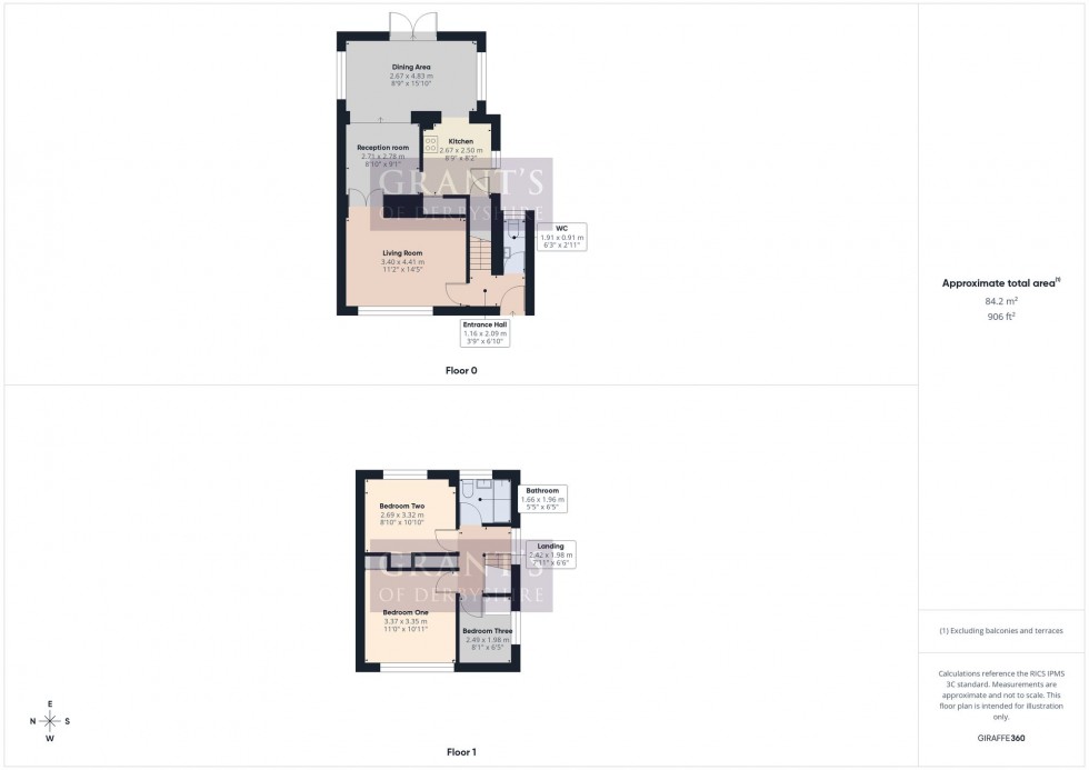 Floorplan for Chapel Lane, Middleton, DE4