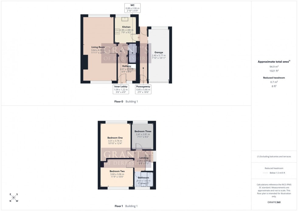 Floorplan for The Hill, Cromford, DE4