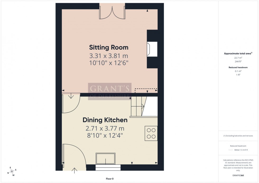 Floorplan for Chapel Lane, Wirksworth, DE4