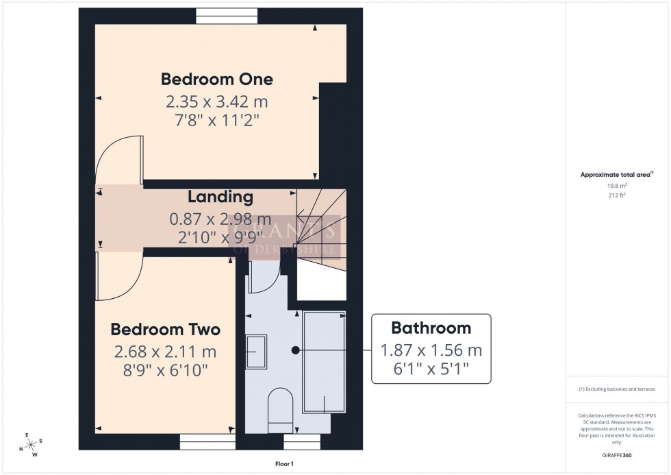 Floorplan for Chapel Lane, Wirksworth, DE4