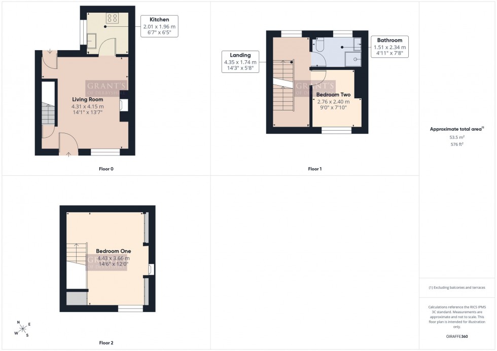 Floorplan for Water Lane, Cromford, DE4