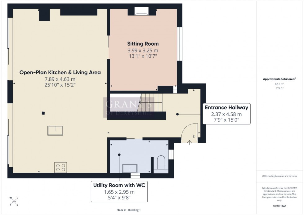 Floorplan for Darley House Estate, Hackney, DE4