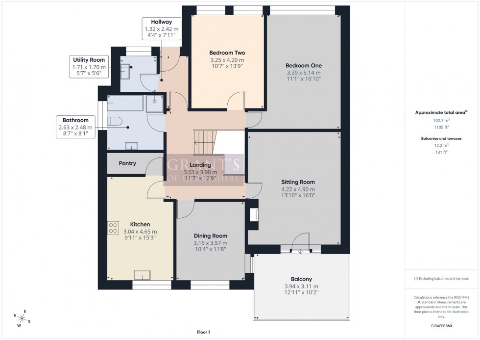 Floorplan for Oak Tree Gardens, Tansley, DE4