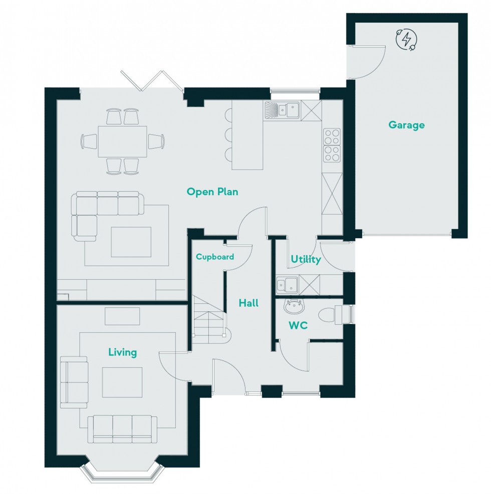 Floorplan for Summer Lane, Wirksworth, DE4