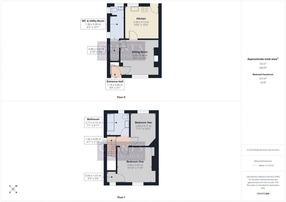 Floorplan for The Cliff, Tansley, DE4