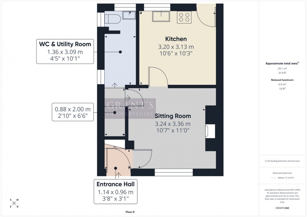 Floorplan for The Cliff, Tansley, DE4