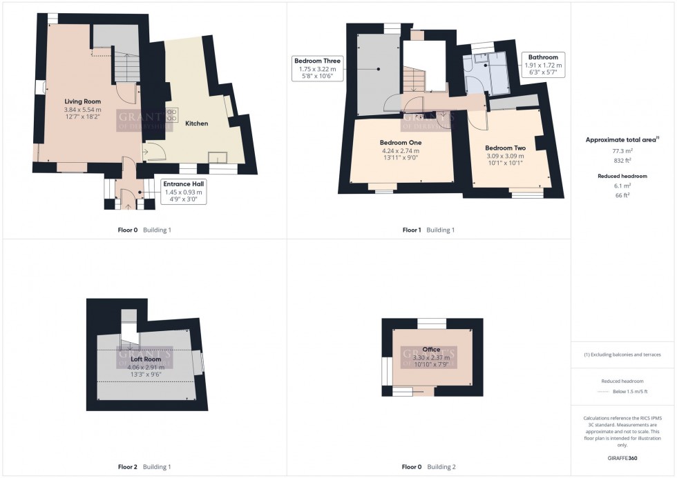 Floorplan for Church Street, Bonsall, DE4