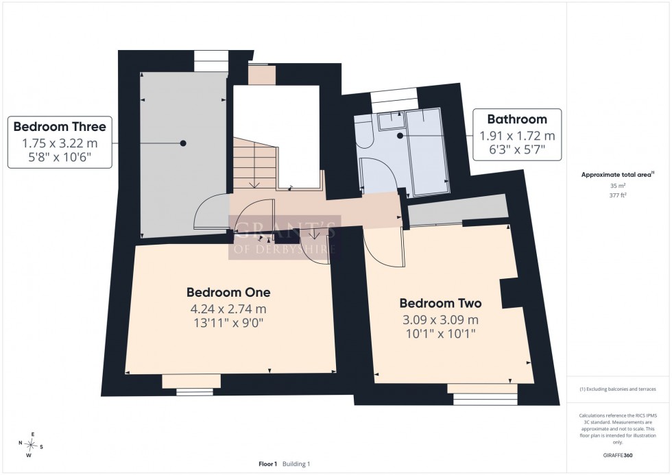 Floorplan for Church Street, Bonsall, DE4