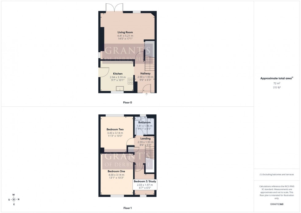 Floorplan for Annies Close, Birchover, DE4