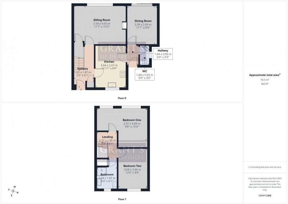 Floorplan for Derby Road, Wirksworth, DE4