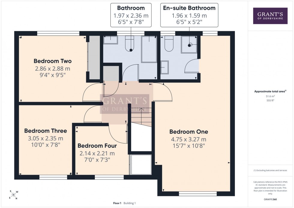 Floorplan for Peveril Close, Darley Dale, DE4