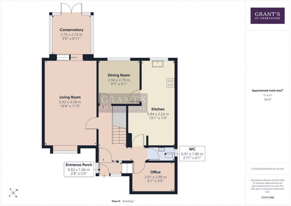 Floorplan for Peveril Close, Darley Dale, DE4