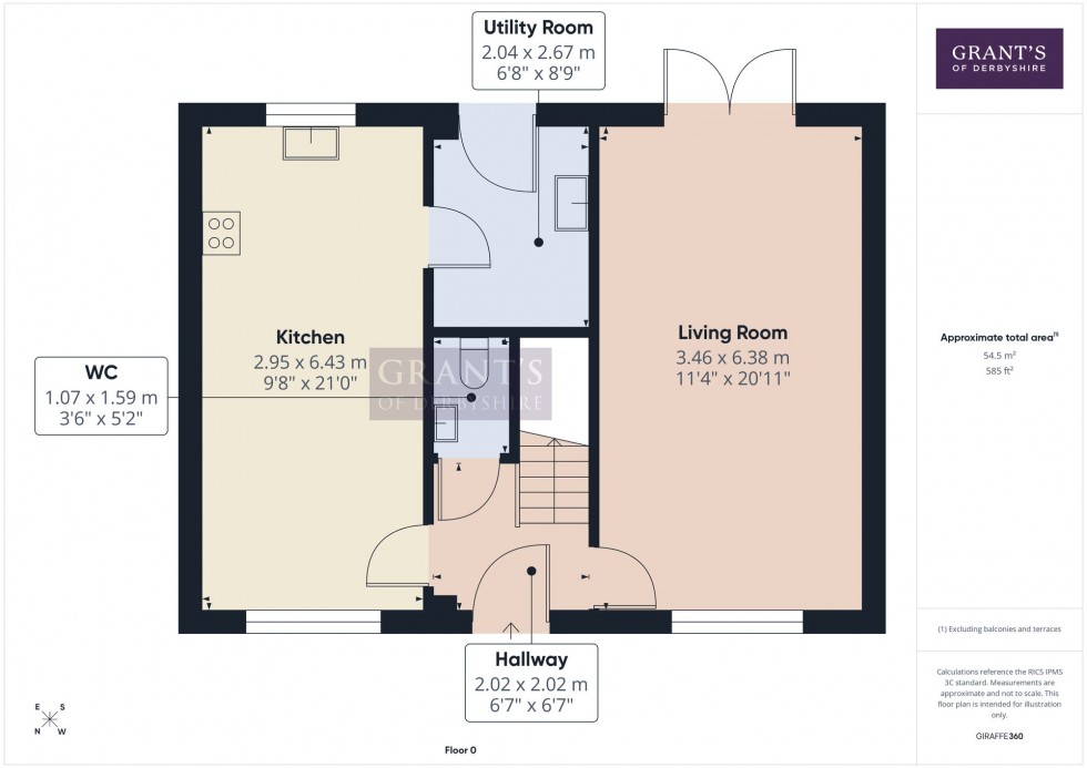 Floorplan for Morledge, Matlock, DE4