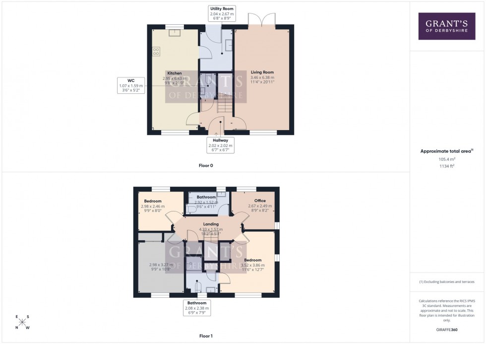 Floorplan for Morledge, Matlock, DE4