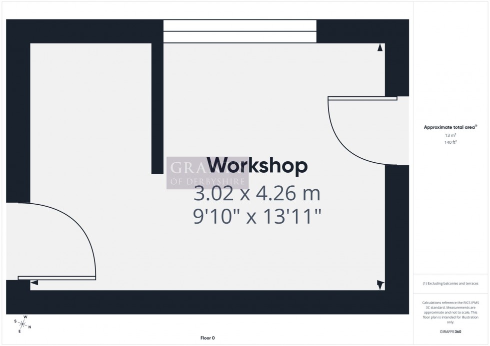 Floorplan for Lady Flatts Road, Wirksworth, DE4