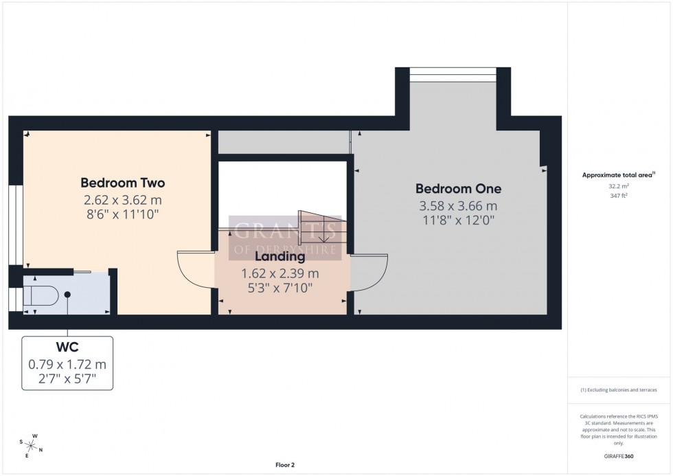 Floorplan for Lady Flatts Road, Wirksworth, DE4