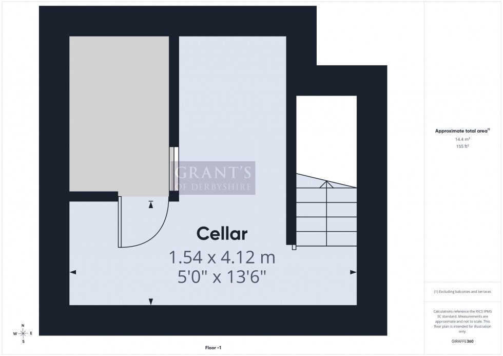 Floorplan for Wellington Street, Matlock, DE4